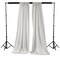 Pack of 2 Polyester Poplin Backdrop Drapes 96 x 58 Inch Semi-Opaque Event Panels